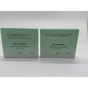 LIDS BY DESIGN (5mm)  Contours RX Eyelid Correcting Strips/80 Count/NIB LOT OF 2